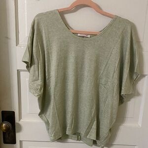 Summer 10 Sage Green Short Sleeve Tee Made in the USA.